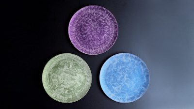 Lin Assiette en porcelaine 19cm (3 Couleurs)