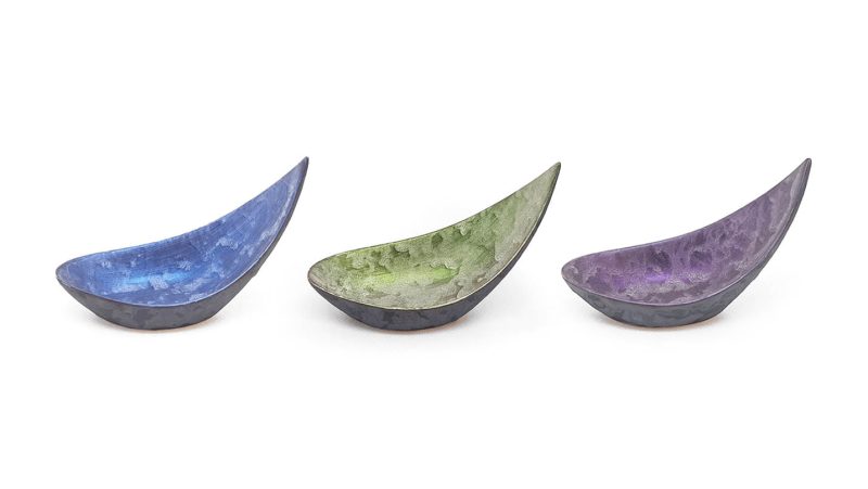 Assiette en forme de pétale Lin (3 couleurs)