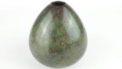 Vase Komakusa en bronze
