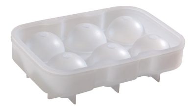 Moule pour boules de glace - transparent 6 cavités