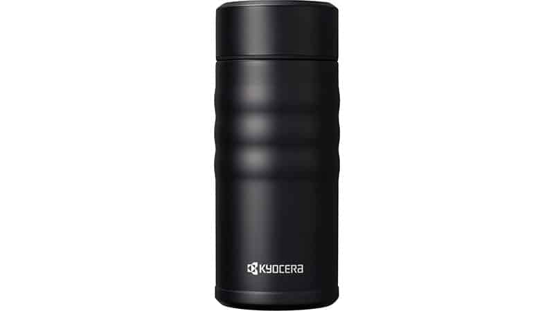 Kyocera Bouteille isotherme en céramique 12 OZ Twist Top - (4 couleurs)