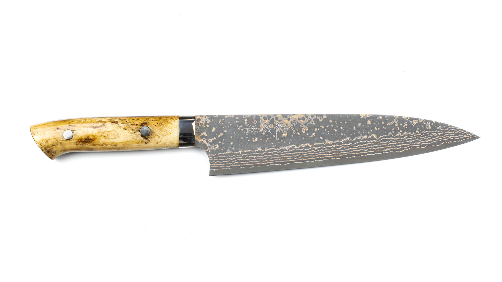 Saji Niji V Gold Gyuto