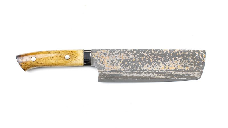 Saji Niji V Gold Nakiri 170mm