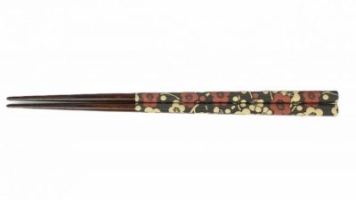 Baguettes noires Washi Retro Ume