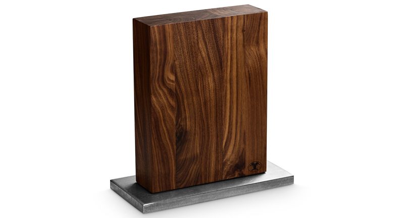 Blockwerk Bloc magnétique en noyer pour 8 couteaux