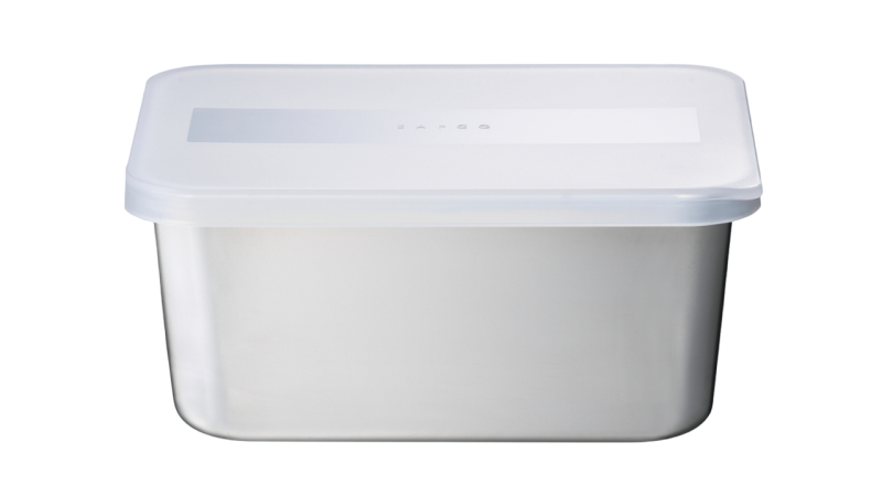 Récipient alimentaire blanc