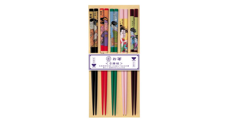 Set de baguettes Ukiyoe
