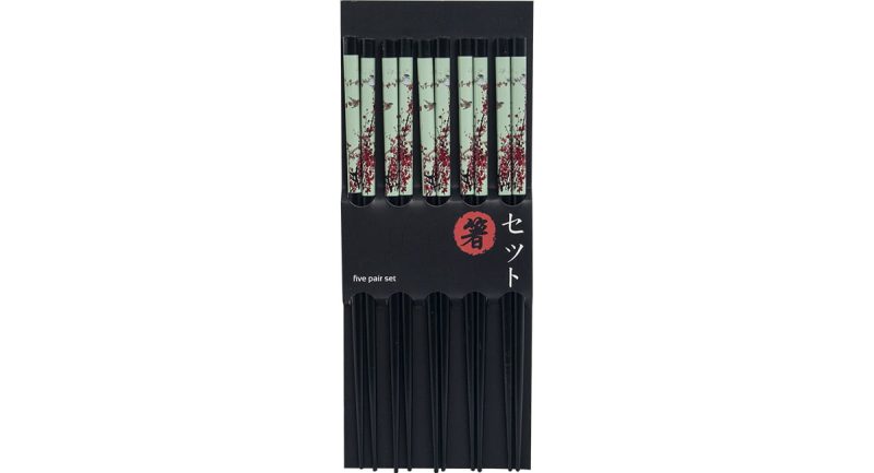 Set de baguettes à fleurs d'oiseaux