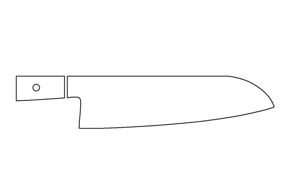Santoku-shape