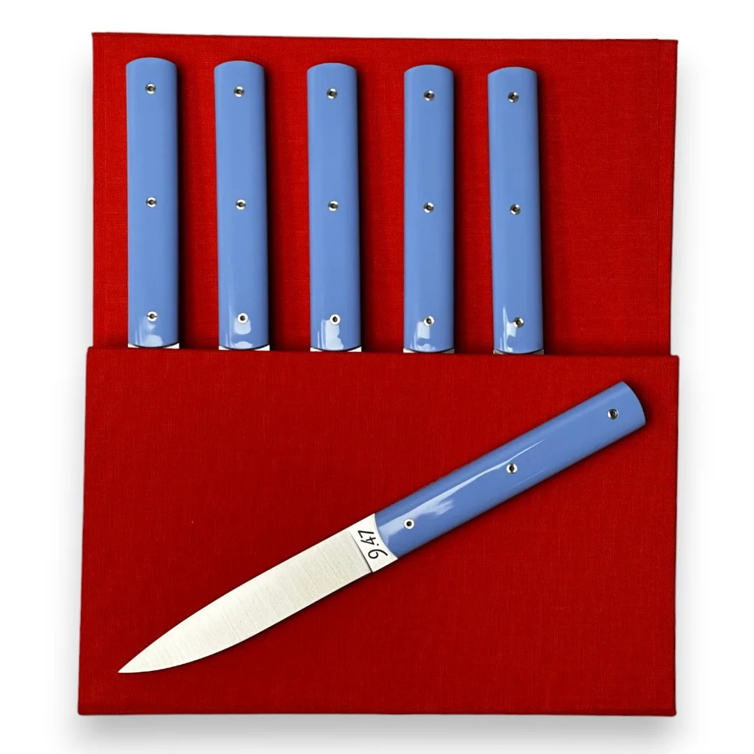 Couteaux à steak PERCEVAL Lavande