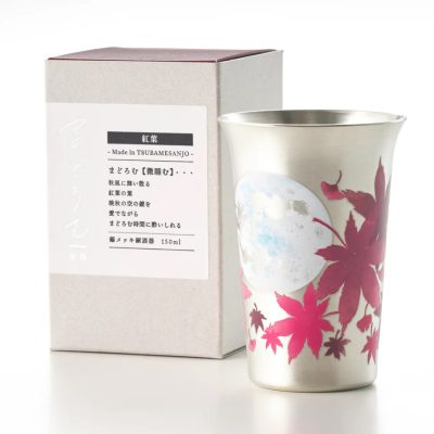 Three snow - Momiji copper and tin small Vacuum glass